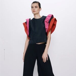 Large Sleeves Zara Top size Lg